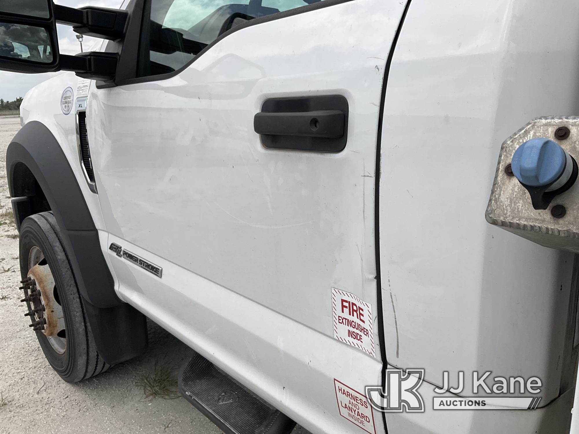 (Westlake, FL) Altec AT40G, Articulating & Telescopic Bucket Truck mounted behind cab on 2017 Ford F