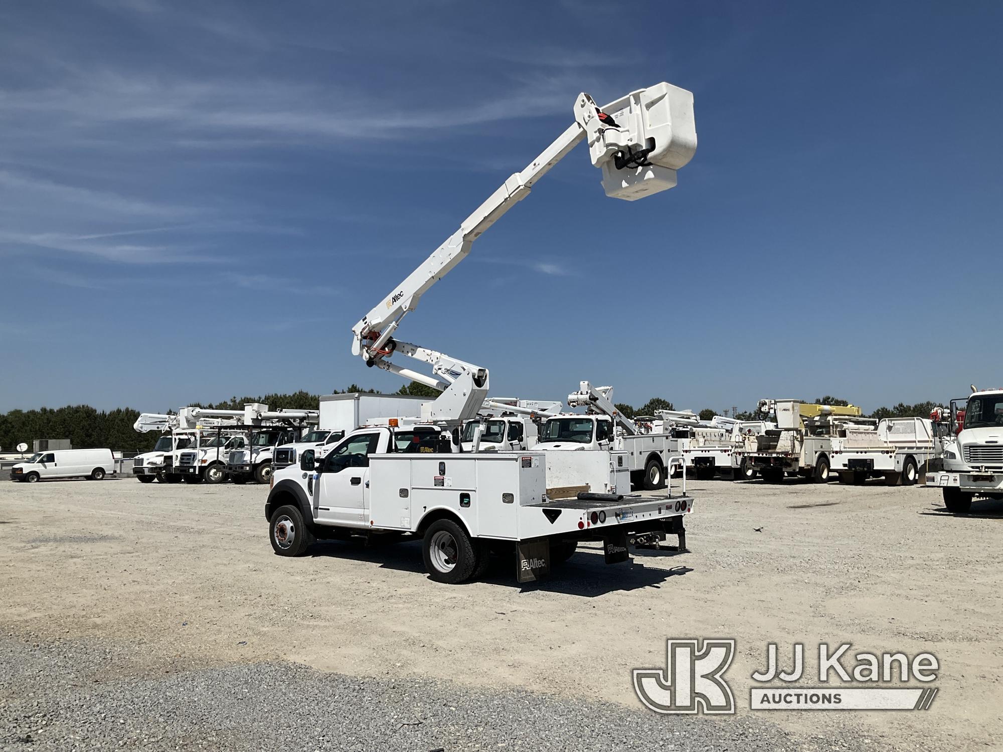 (Villa Rica, GA) Altec AT37G, Articulating & Telescopic Bucket Truck mounted behind cab on 2017 FORD