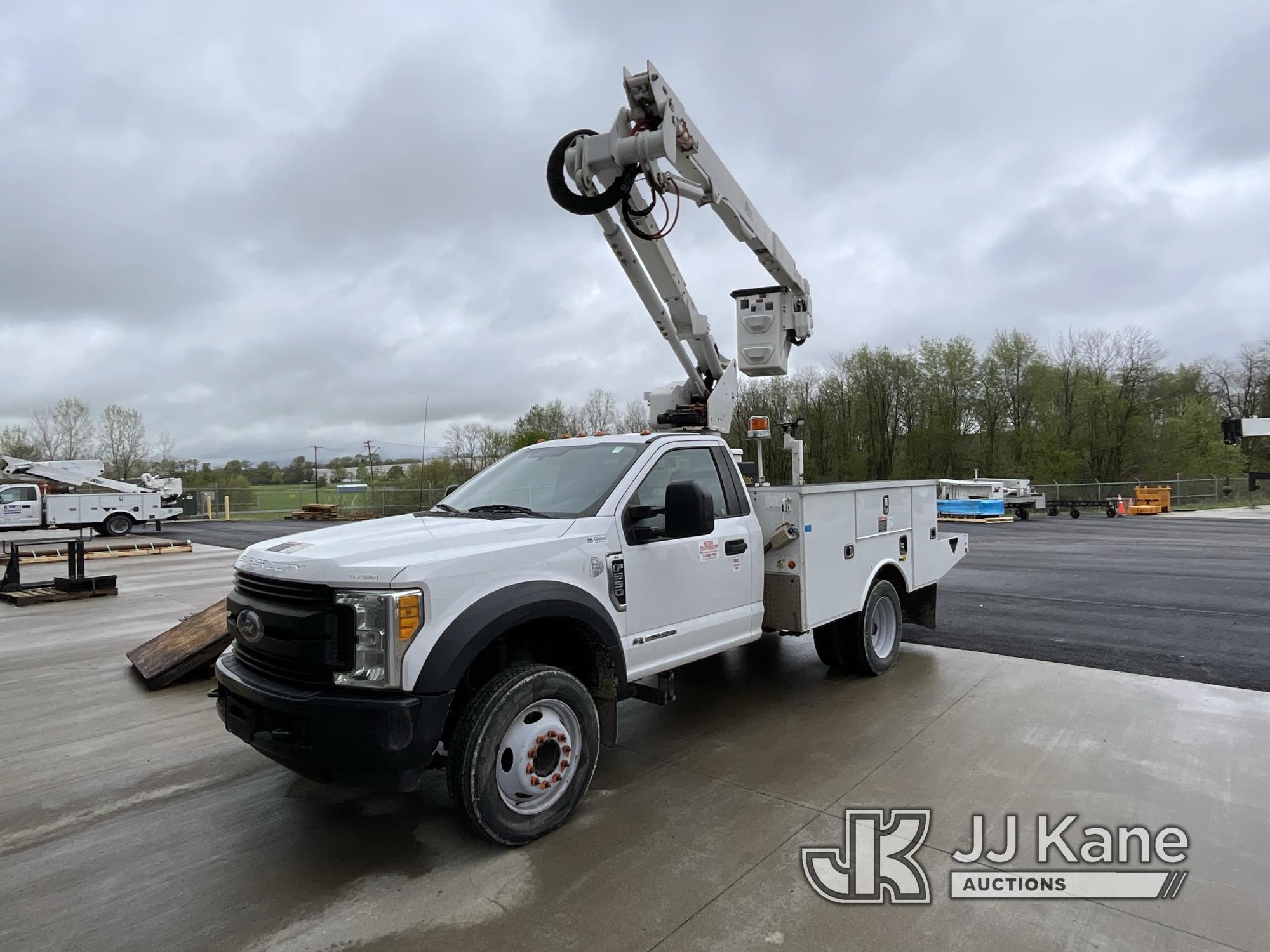 (Elizabethtown, KY) Altec AT40G, Articulating & Telescopic Bucket Truck mounted behind cab on 2017 F