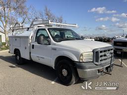 (Dixon, CA) 2006 Ford F250 Service Truck Runs & Moves