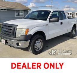 (Dixon, CA) 2011 Ford F150 4x4 Pickup Truck Runs & Moves, Engine Code P0155 O2 Heater, Key Broken, D