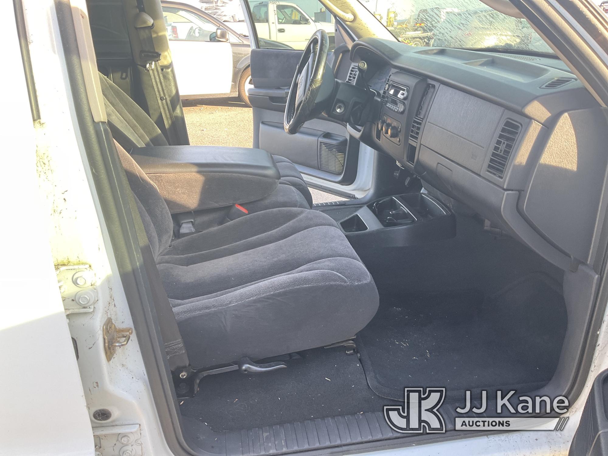 (Dixon, CA) 2002 Dodge Dakota Extended-Cab Pickup Truck Not Running, Condition Unknown