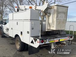 (Dixon, CA) Altec AT200A, Bucket Truck mounted behind cab on 2012 Ford F450 Service Truck Runs, Move