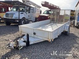 (Dixon, CA) 2014 Tow Master T-3D Trailer, Deck Dimensions: Width 6ft 4in, Length 14ft Road Worthy