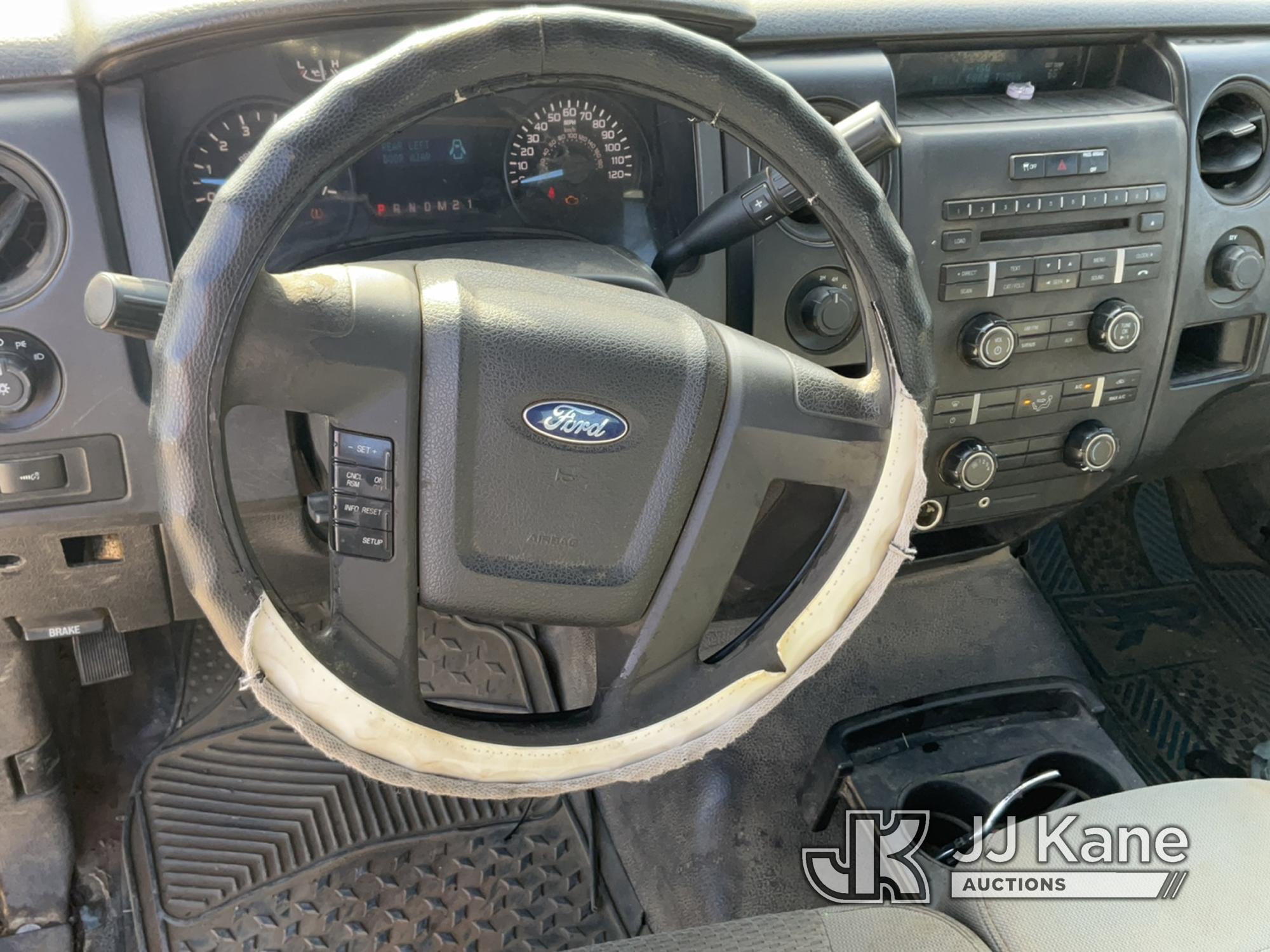 (Dixon, CA) 2011 Ford F150 4x4 Pickup Truck Runs & Moves, Engine Code P0155 O2 Heater, Key Broken, D