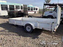 (Dixon, CA) 2014 Tow Master T-3D Trailer, Deck Dimensions: Width 6ft 4in, Length 14ft Road Worthy