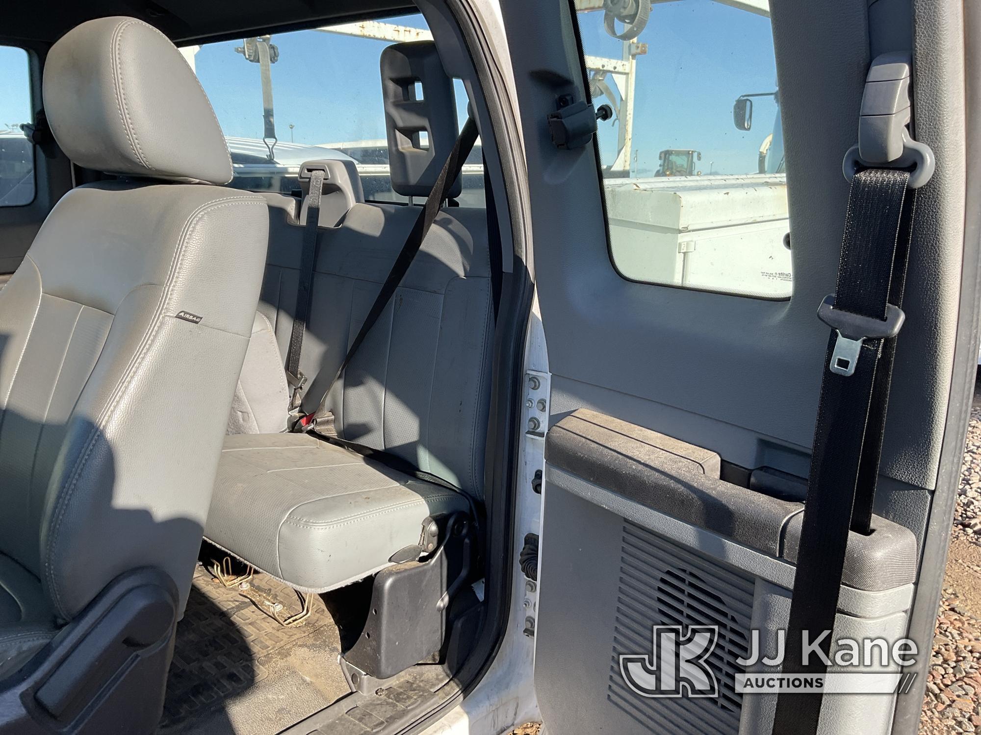 (Dixon, CA) 2012 Ford F250 Extended-Cab Service Truck Runs & Moves, Bad Alternator, Tire Leaks Air