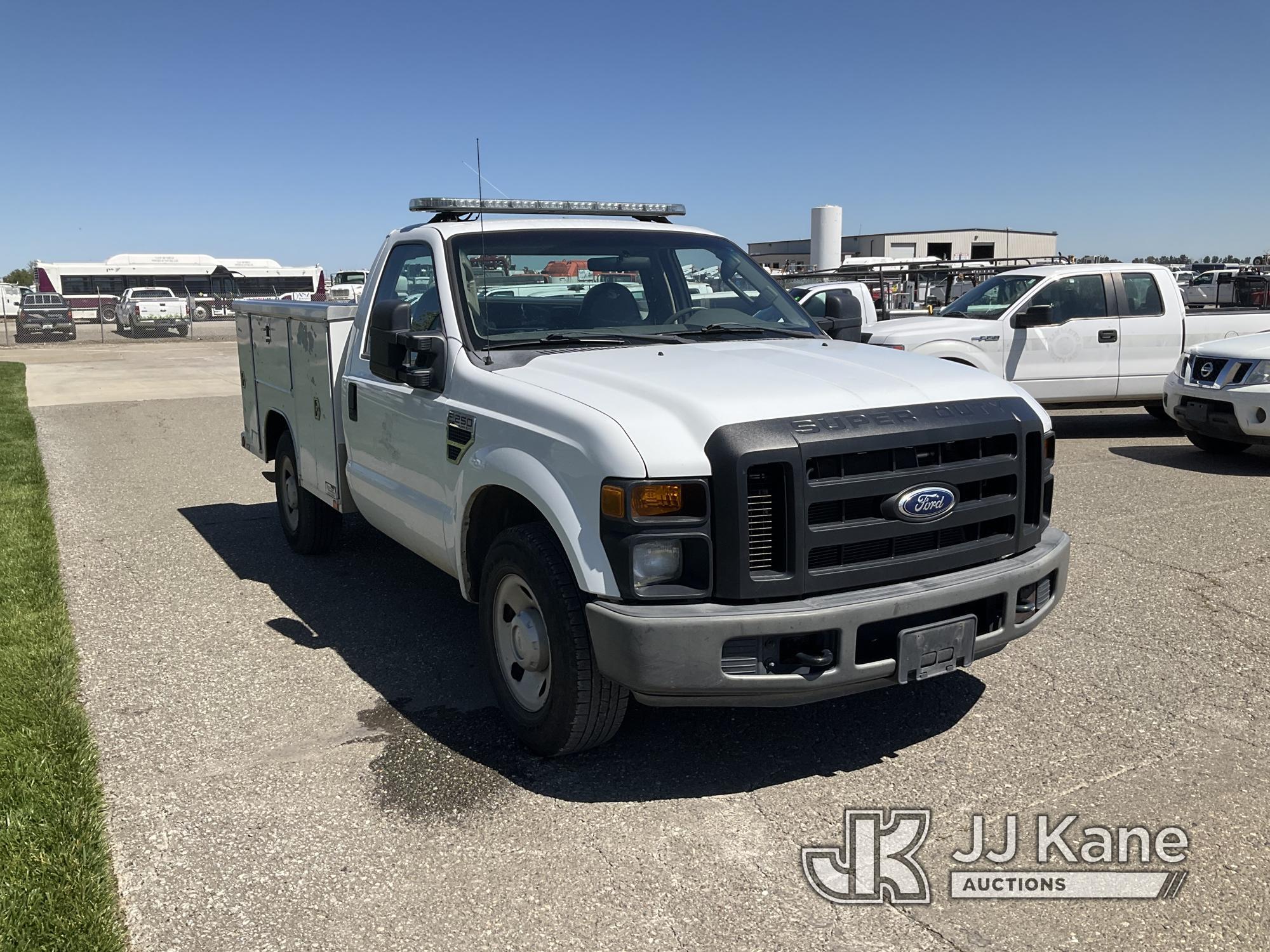 (Dixon, CA) 2010 Ford F250 Service Truck Runs & Moves