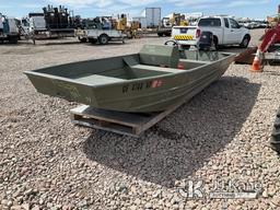 (Dixon, CA) 20__ Aluminum Boat Undocumented Vessel, Klamath Boat, Tohatsu Motor. Conditions Unknown.