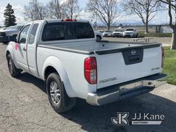 (Dixon, CA) 2016 Nissan Frontier 4x4 Extended-Cab Pickup Truck Runs, Will Not Stay Running, Bad Char