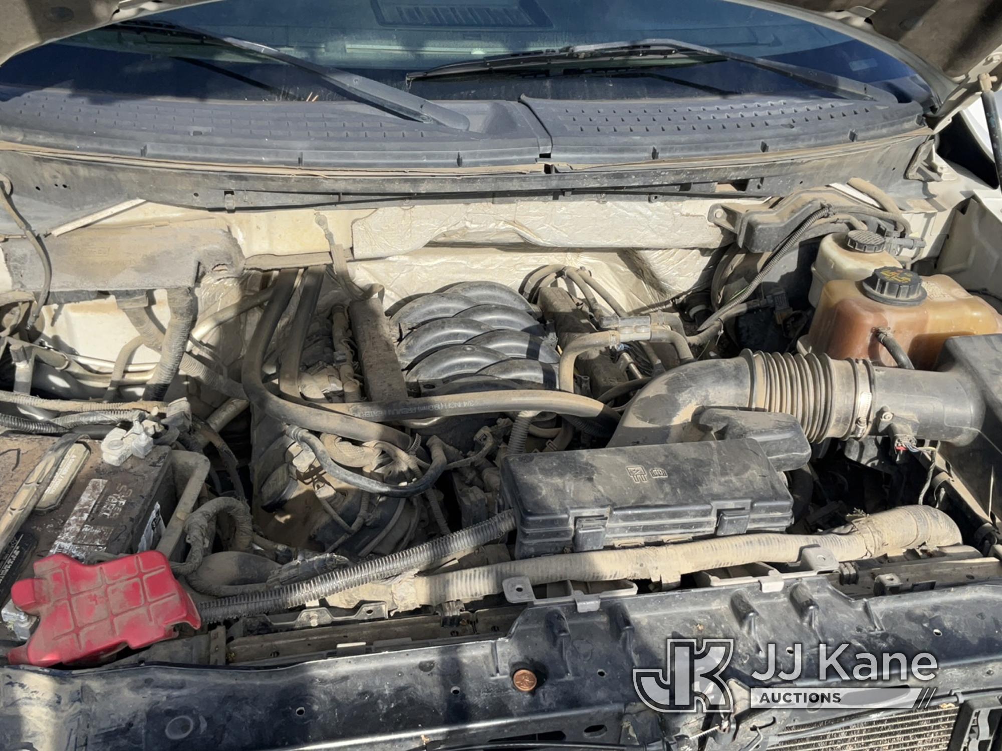 (Dixon, CA) 2011 Ford F150 4x4 Pickup Truck Runs & Moves, Engine Code P0155 O2 Heater, Key Broken, D