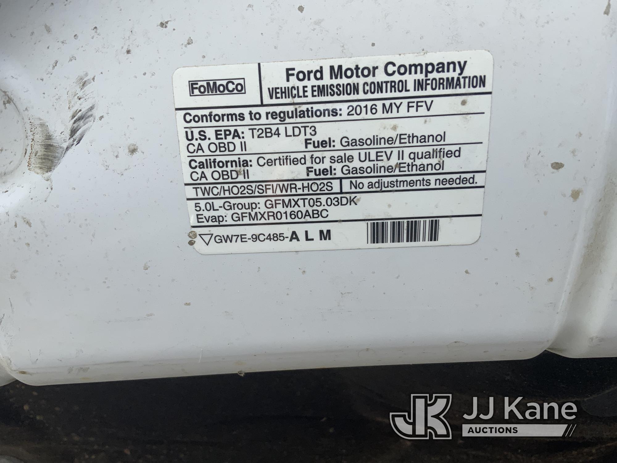 (Dixon, CA) 2016 Ford F150 4x4 Lariat Extended-Cab Pickup Truck Runs, Does Not Move, Will Not Shift