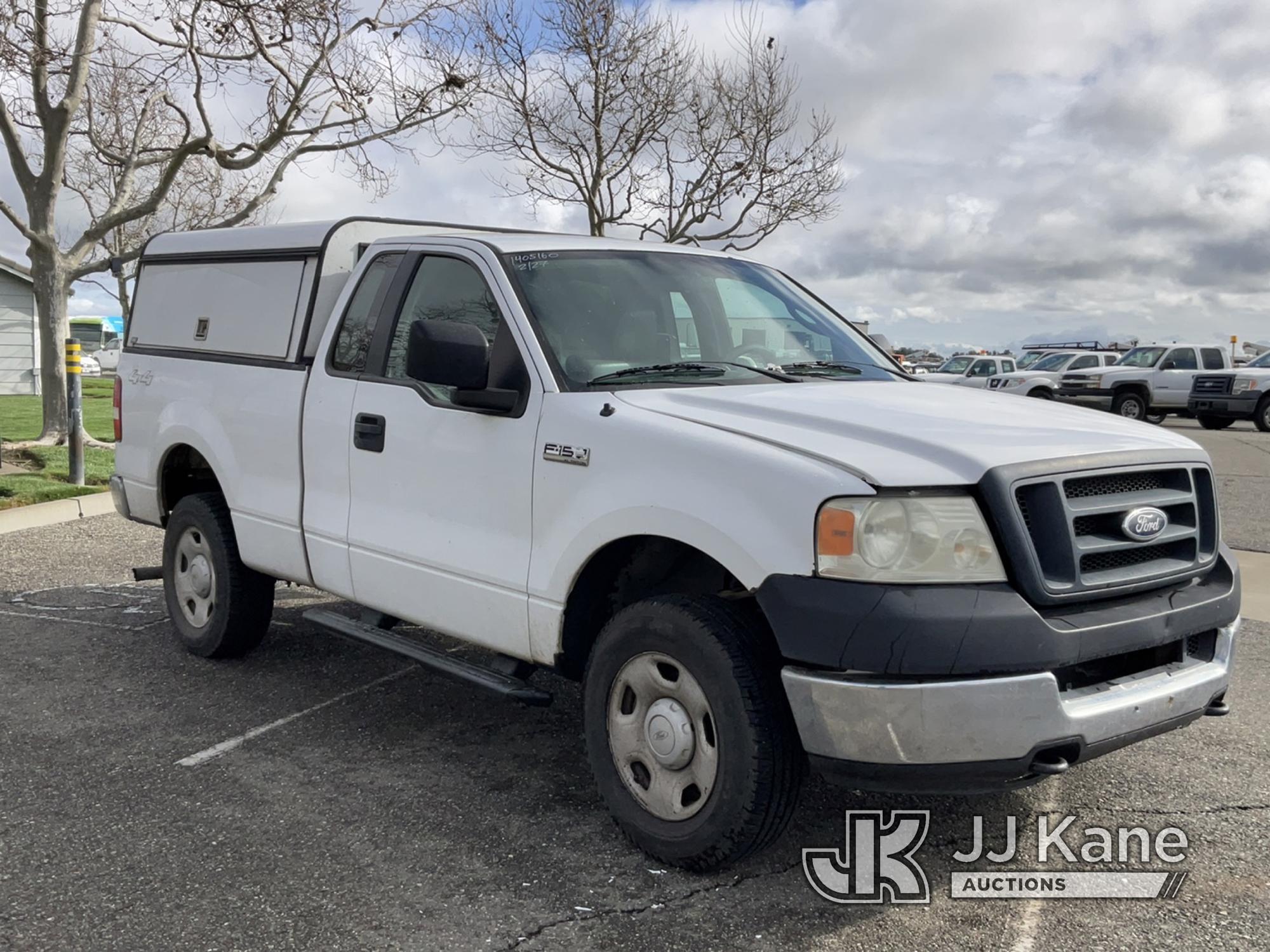 (Dixon, CA) 2005 Ford F150 4x4 Pickup Truck Runs & Moves, Shakes During Acceleration