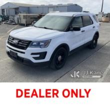 2017 Ford Explorer AWD Police Interceptor 4-Door Sport Utility Vehicle Runs & Moves) (Check Engine L