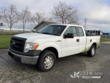 2014 Ford F150 Extended-Cab Pickup Truck Runs & Moves, Passenger Side Damaged, Tires Have Low Tread,