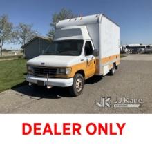 1992 Ford E350 Cutaway Van Body/Service Truck Runs & Moves, Has Check Engine Light