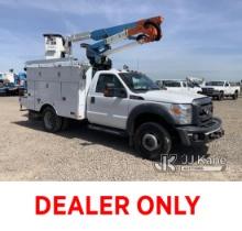 Altec AT37G, Bucket Truck mounted behind cab on 2015 Ford F550 4x4 Service Truck Runs & Moves, Upper