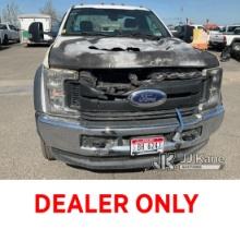 2018 Ford F550 4x4 Cab & Chassis Totaled