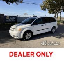 (Dixon, CA) 2009 Dodge Grand Caravan Mini Cargo Van Runs & Moves) (Check Engine Light On, Conditions