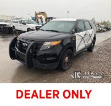 2015 Ford Explorer AWD Police Interceptor 4-Door Sport Utility Vehicle Runs & Moves) (Rough Noise Wh