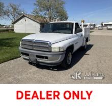 2001 Dodge Ram 1500 Service Truck Runs & Moves