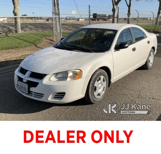 (Dixon, CA) 2004 Dodge Stratus SE 4-Door Sedan Runs & Moves, Low Oil Pressure