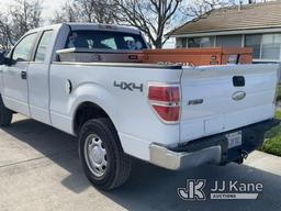 (Dixon, CA) 2011 Ford F150 4x4 Pickup Truck Runs & Moves, Engine Code P0155 O2 Heater, Key Broken, D