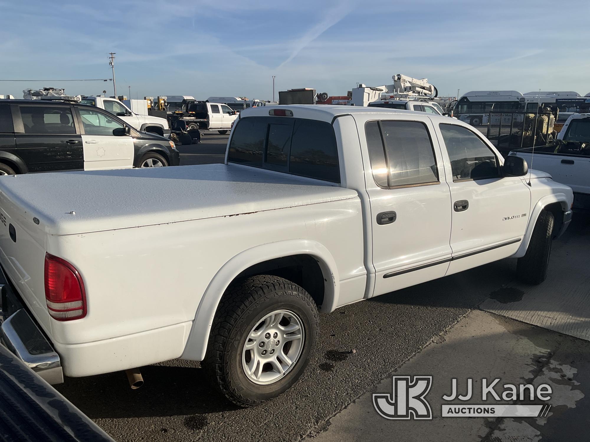 (Dixon, CA) 2002 Dodge Dakota Extended-Cab Pickup Truck Not Running, Condition Unknown