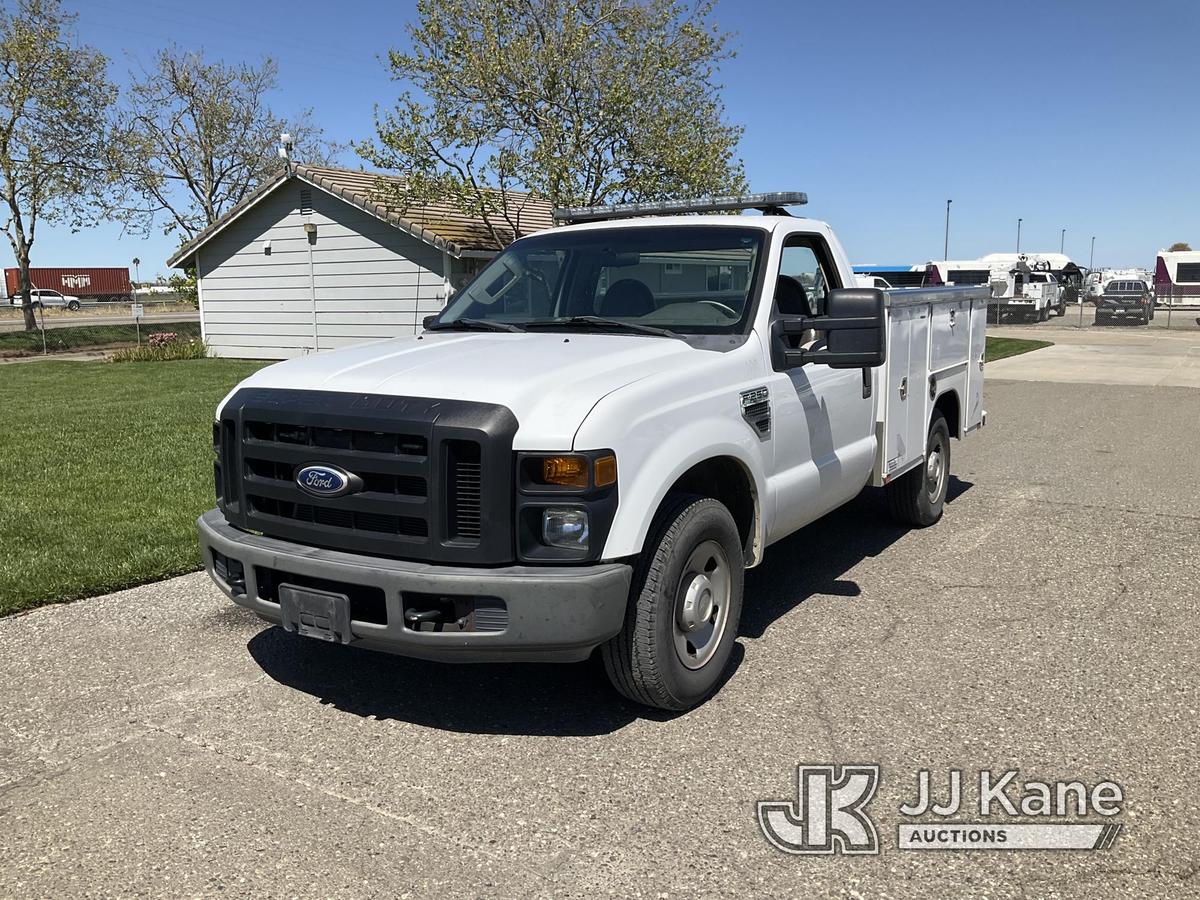 (Dixon, CA) 2010 Ford F250 Service Truck Runs & Moves