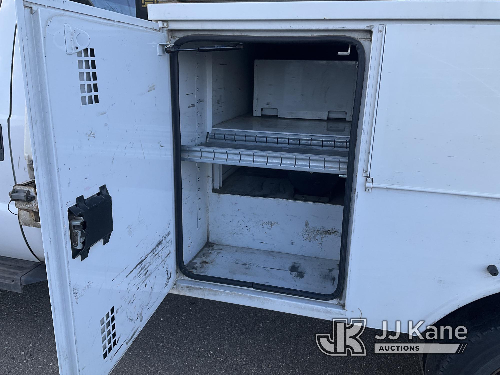 (Dixon, CA) Altec AT200A, Telescopic Bucket Truck mounted behind cab on 2012 Ford F450 Service Truck