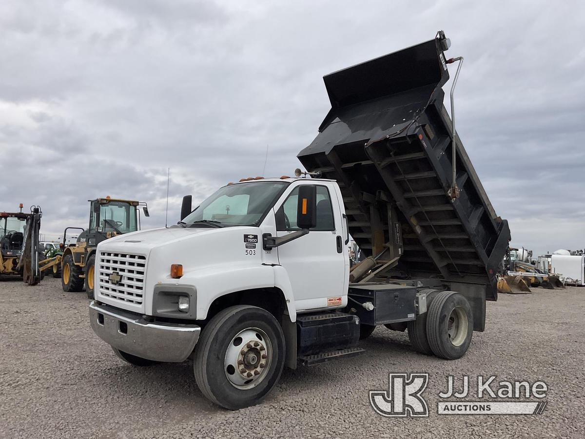 (Dixon, CA) 2006 Chevrolet C7500 Dump Truck Runs, Moves & Operates