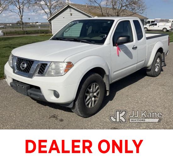 (Dixon, CA) 2016 Nissan Frontier 4x4 Extended-Cab Pickup Truck Runs, Will Not Stay Running, Bad Char