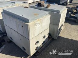 (Dixon, CA) (2) Concrete Utility Vault (Condition Unknown) NOTE: This unit is being sold AS IS/WHERE
