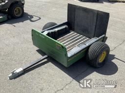 (Dixon, CA) John Deere Utility Trailer (Bad Tires) NOTE: This unit is being sold AS IS/WHERE IS via