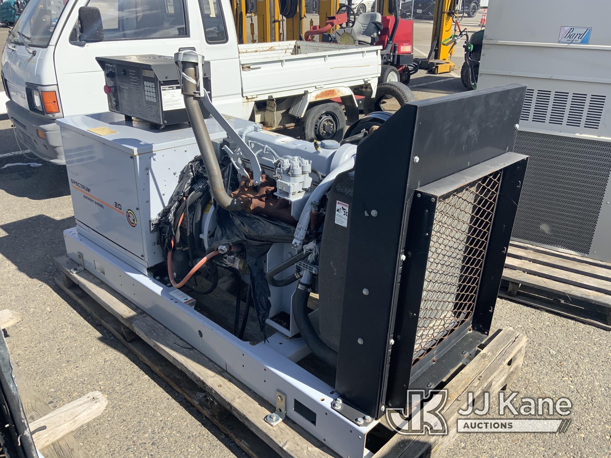 (Dixon, CA) Spectrum 20 Generator (Used) NOTE: This unit is being sold AS IS/WHERE IS via Timed Auct