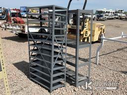 (Dixon, CA) 2 Metal Racks (Used) NOTE: This unit is being sold AS IS/WHERE IS via Timed Auction and