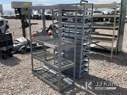 (Dixon, CA) 2 Metal Racks (Used) NOTE: This unit is being sold AS IS/WHERE IS via Timed Auction and