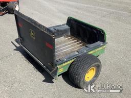 (Dixon, CA) John Deere Utility Trailer (Bad Tires) NOTE: This unit is being sold AS IS/WHERE IS via