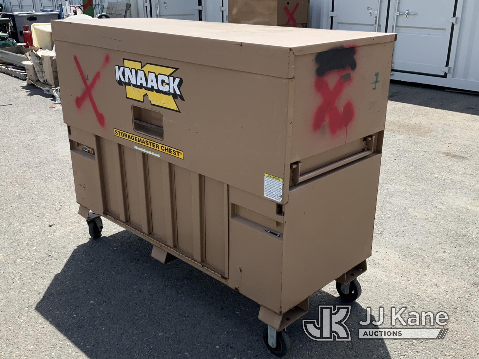 (Dixon, CA) Knaack Storagemaster Chest (Used) NOTE: This unit is being sold AS IS/WHERE IS via Timed