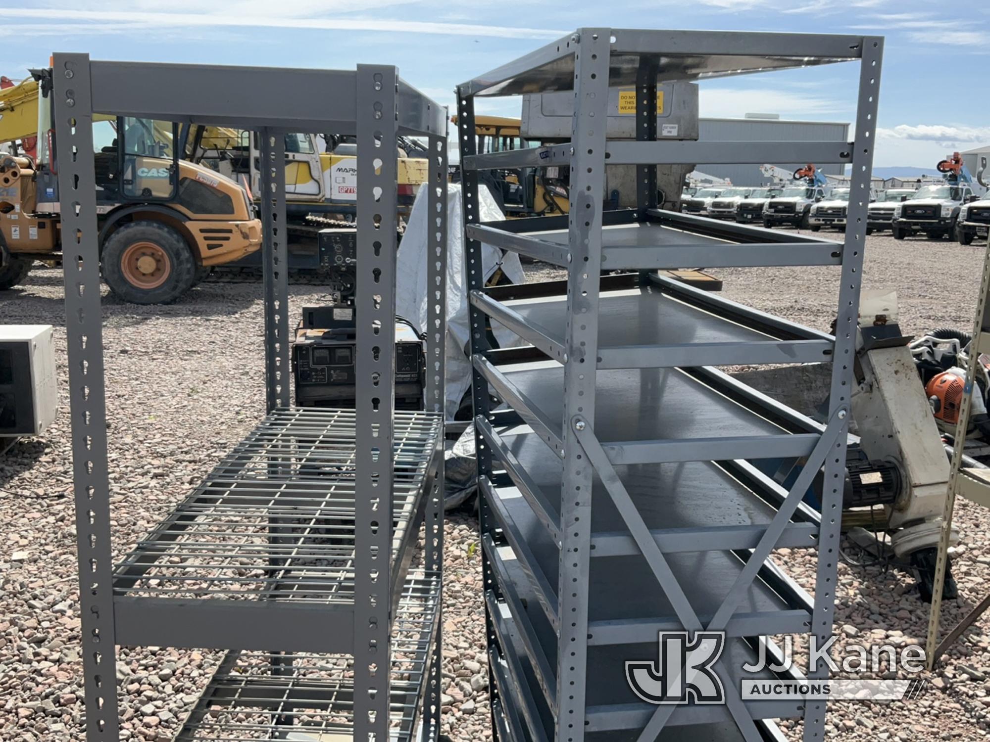 (Dixon, CA) 2 Metal Racks (Used) NOTE: This unit is being sold AS IS/WHERE IS via Timed Auction and