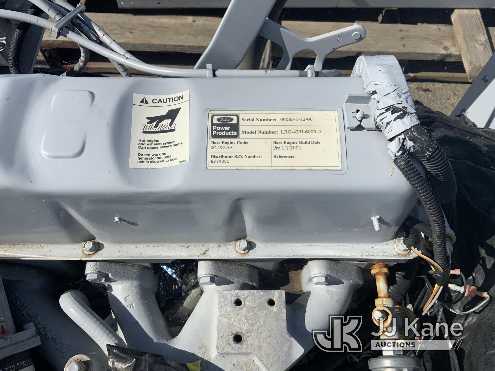 (Dixon, CA) Spectrum 20 Generator (Used) NOTE: This unit is being sold AS IS/WHERE IS via Timed Auct