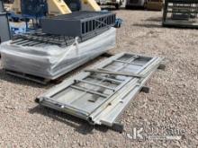 (Dixon, CA) 2 Pallets of Metal Racks & Bed Slides (Used) NOTE: This unit is being sold AS IS/WHERE I