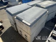 (Dixon, CA) (2) Concrete Utility Vault NOTE: This unit is being sold AS IS/WHERE IS via Timed Auctio