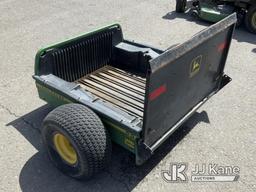 (Dixon, CA) John Deere Utility Trailer (Bad Tires) NOTE: This unit is being sold AS IS/WHERE IS via