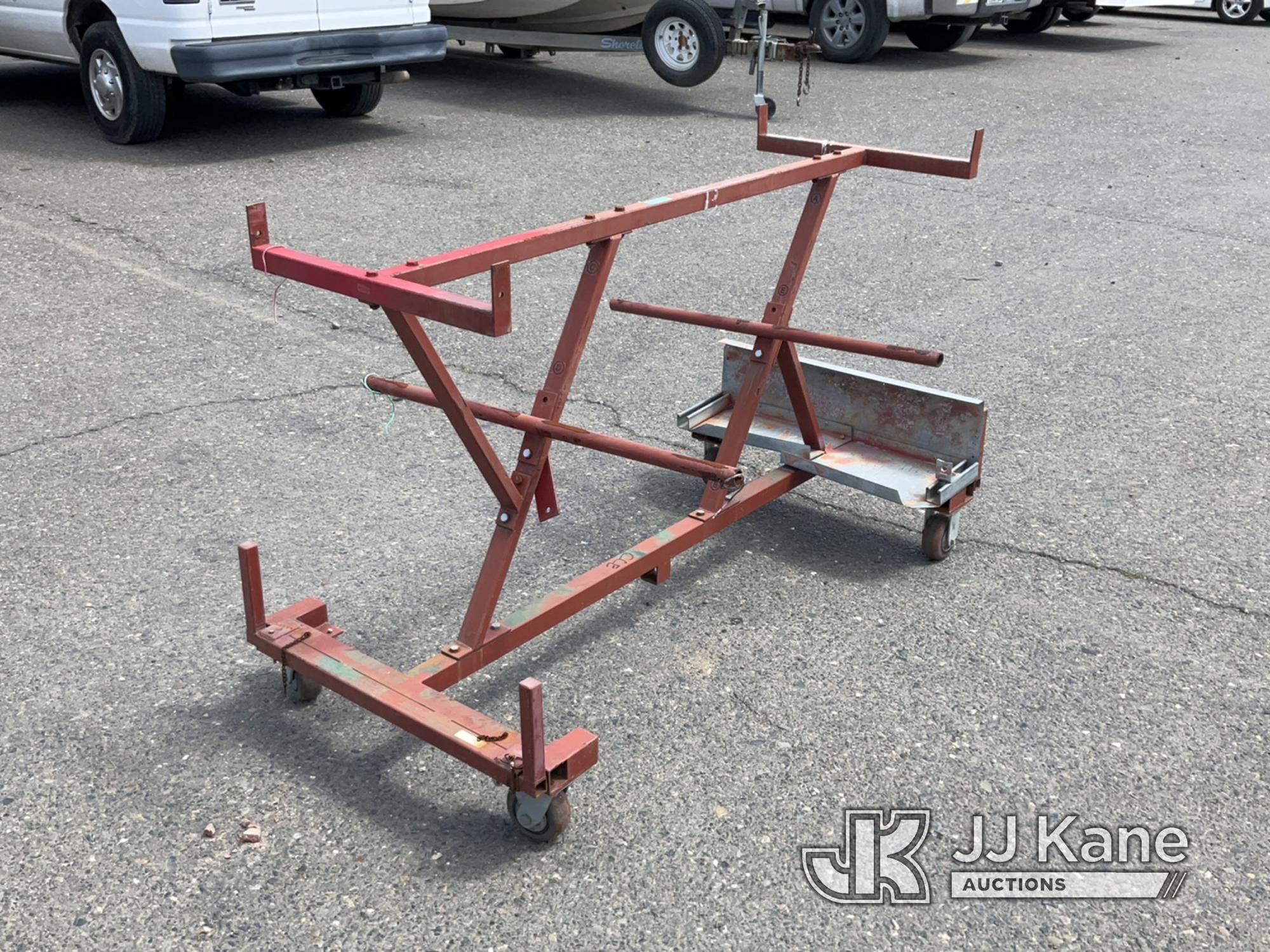 (Dixon, CA) Pipe Holding Cart (Used) NOTE: This unit is being sold AS IS/WHERE IS via Timed Auction