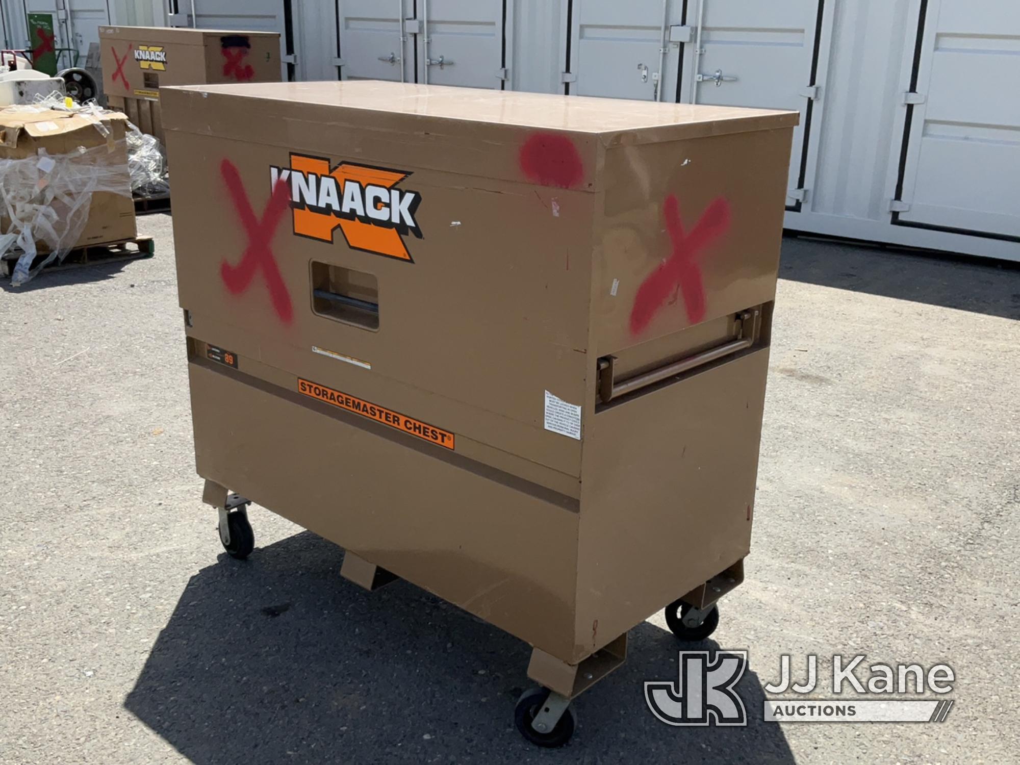 (Dixon, CA) Knaack Storagemaster Chest (Used) NOTE: This unit is being sold AS IS/WHERE IS via Timed