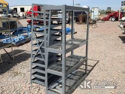 (Dixon, CA) 2 Metal Racks (Used) NOTE: This unit is being sold AS IS/WHERE IS via Timed Auction and