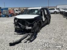 2021 Ford Explorer AWD Police Interceptor Dealers Only, Towed In, Wrecked, Airbags Deployed, Missing