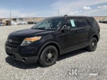 2013 Ford Explorer AWD Police Interceptor Interior Damage, Rear Seats Unsecured, No Console Bad Tran