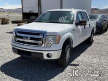 2014 Ford F150 4x4 Towed In, 4x4, Interior Damage Electrical Problems, Will Not Start & Does Not Mov